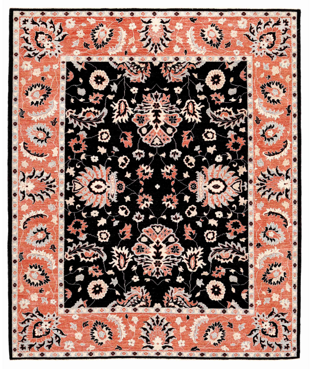 Hand Knotted Ziegler Wool Rug 8'  5" x 9'  11" - No. AT71516