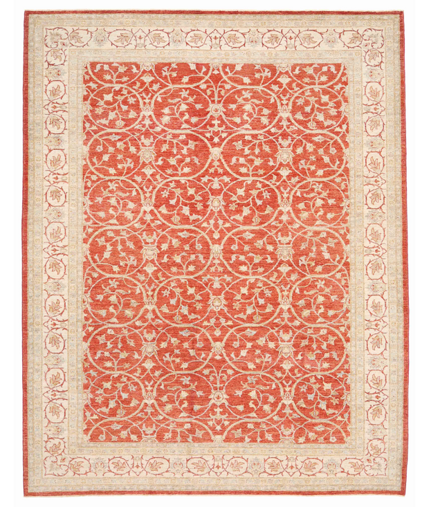 Hand Knotted Ziegler Wool Rug 8'  3" x 10'  8" - No. AT14167