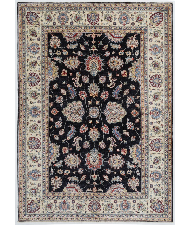 Hand Knotted Ziegler Wool Rug 5'  6" x 7'  9" - No. AT20878