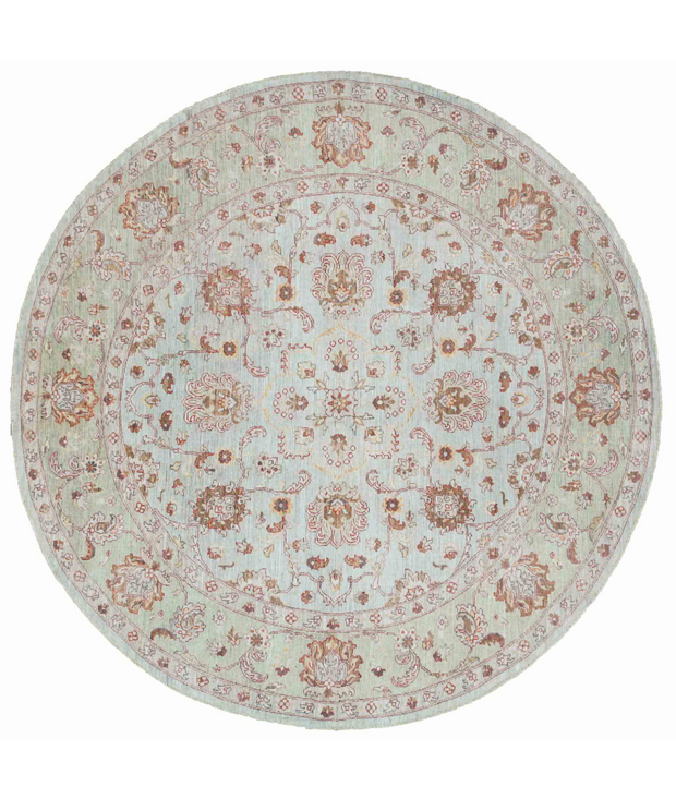 Hand Knotted Ziegler Wool Rug 7'  9" x 7'  11" - No. AT89992