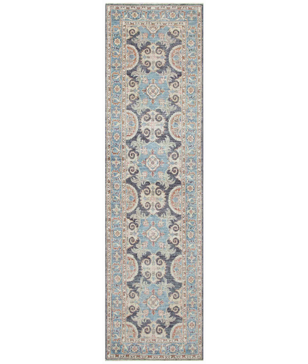 Hand Knotted Ziegler Wool Rug 2'  8" x 9'  6" - No. AT23345