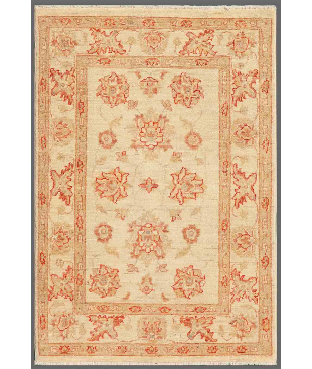 Hand Knotted Ziegler Wool Rug 2'  8" x 3'  11" - No. AT61136