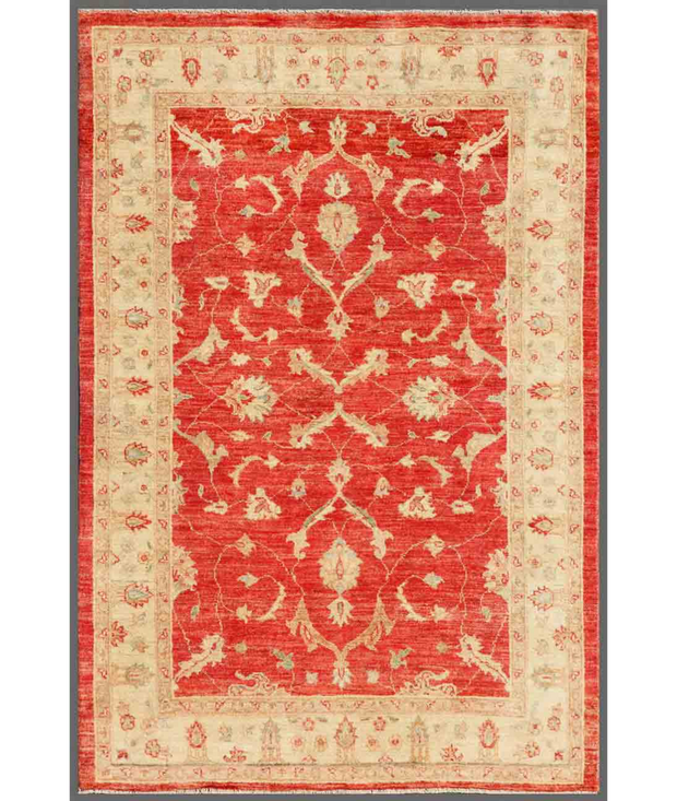 Hand Knotted Ziegler Wool Rug 4'  0" x 6'  0" - No. AT61473