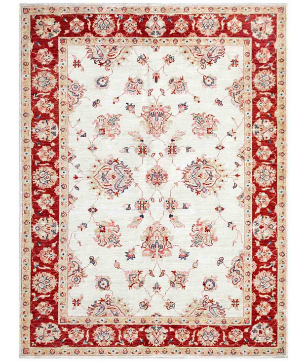 Hand Knotted Ziegler Wool Rug 5'  0" x 6'  5" - No. AT56644