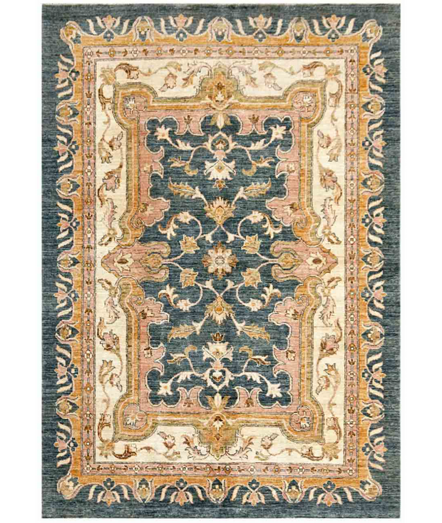Hand Knotted Ziegler Wool Rug 4'  9" x 6'  10" - No. AT37530