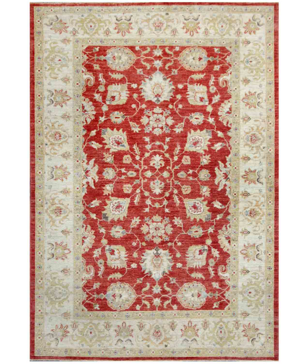 Hand Knotted Ziegler Wool Rug 5'  6" x 7'  9" - No. AT56720
