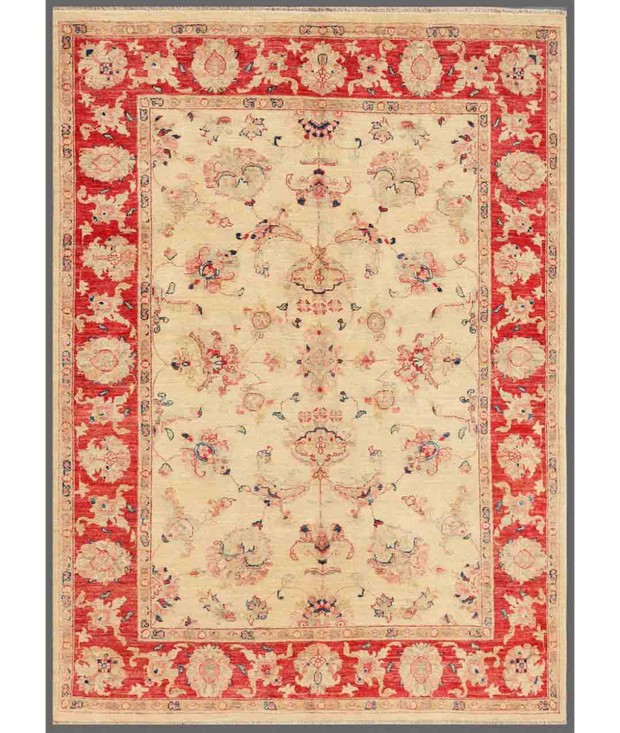 Hand Knotted Ziegler Wool Rug 5'  6" x 7'  3" - No. AT36106