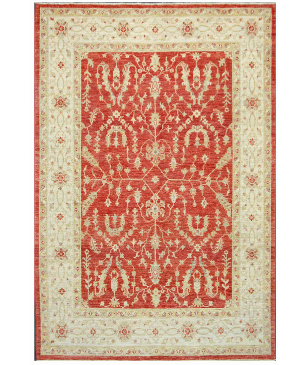 Hand Knotted Ziegler Wool Rug 5'  7" x 7'  11" - No. AT96544