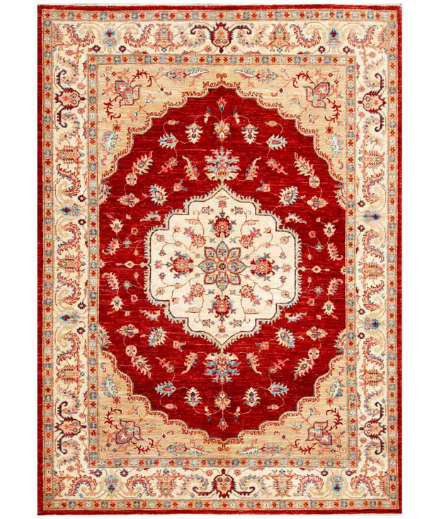 Hand Knotted Ziegler Wool Rug 5'  9" x 7'  9" - No. AT65362