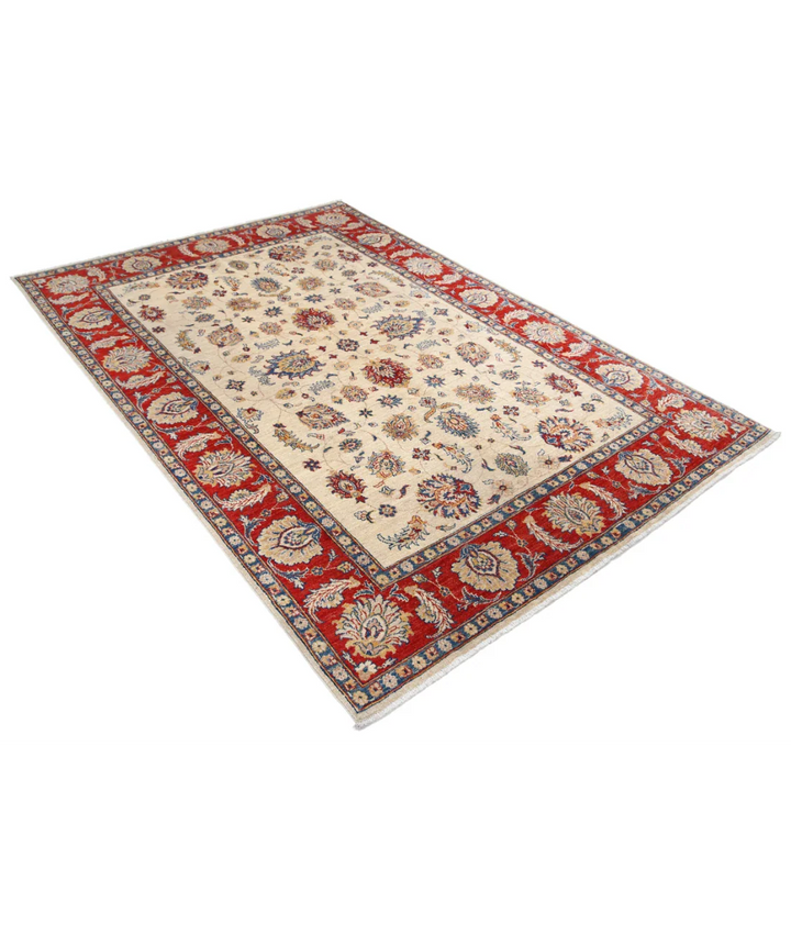 Hand Knotted Ziegler Farhan Wool Rug 5' 5" x 7' 11" - No. AT13653