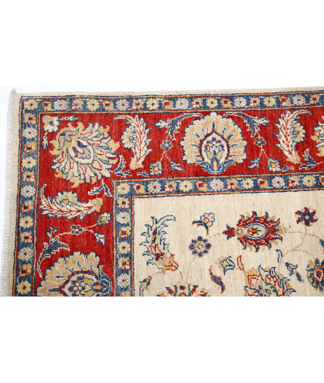 Hand Knotted Ziegler Farhan Wool Rug 5' 5" x 7' 11" - No. AT13653