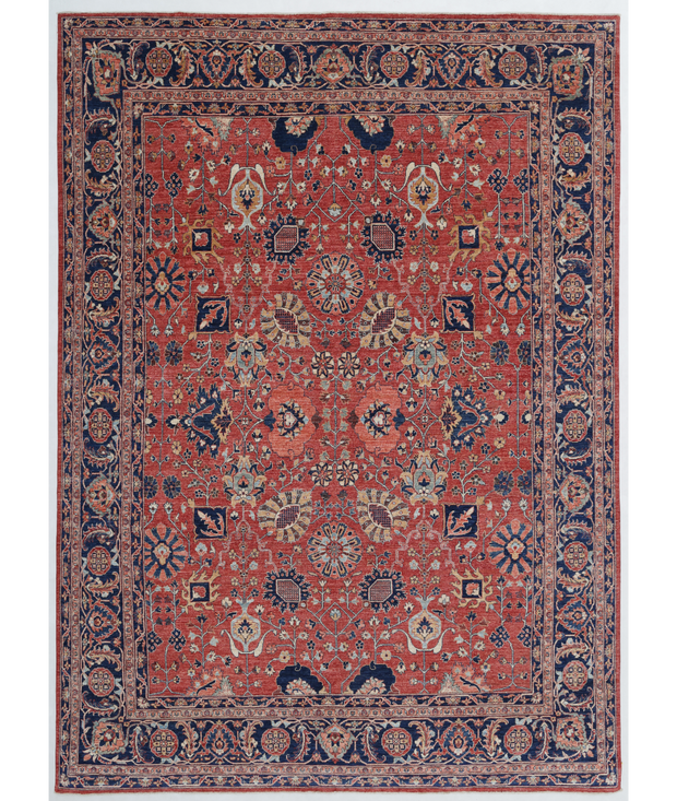Hand Knotted Ziegler Wool Rug 9'  7" x 13'  5" - No. AT44806