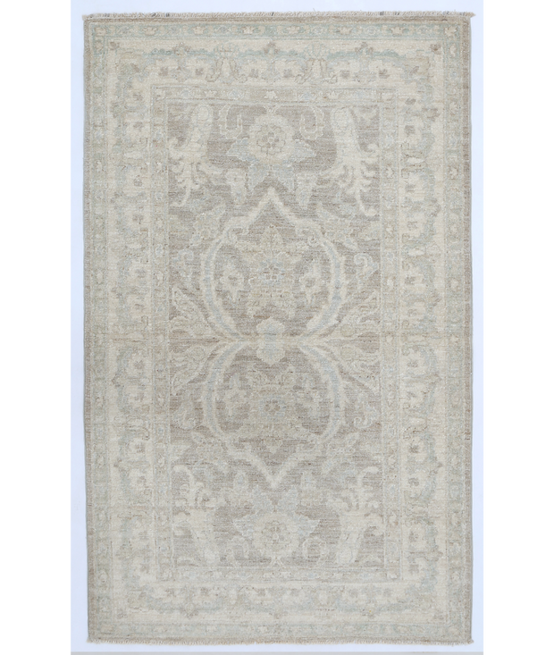 Hand Knotted Ziegler Wool Rug 2'  10" x 4'  11" - No. AT23571
