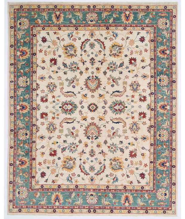 Hand Knotted Ziegler Wool Rug 8'  1" x 10'  0" - No. AT20127