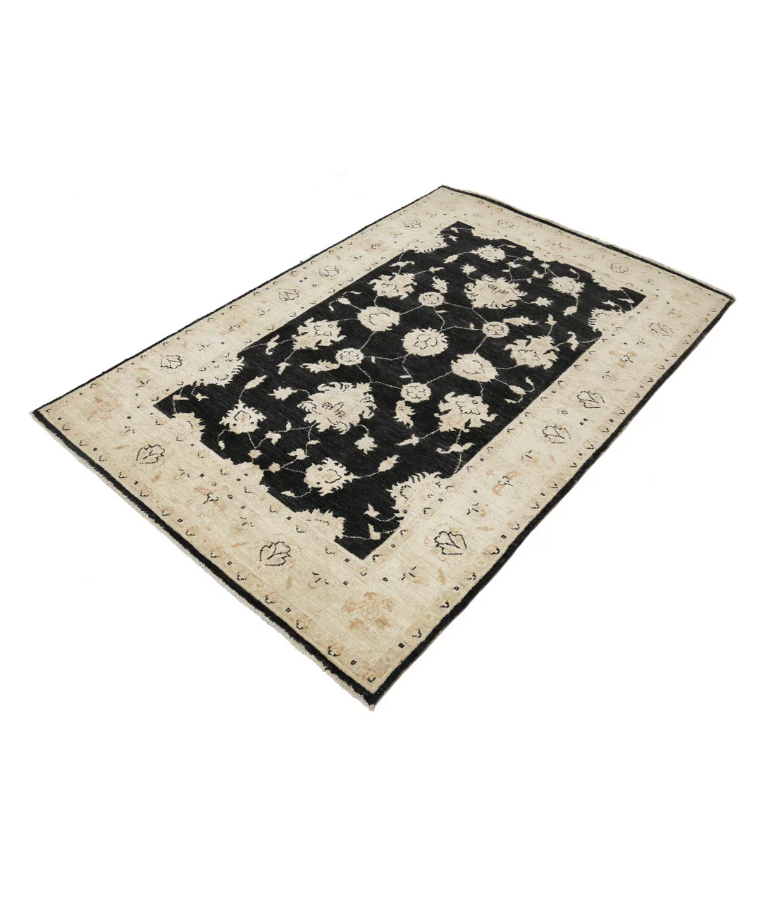 Hand Knotted Ziegler Wool Rug 3' 11" x 6' 0" - No. AT28262