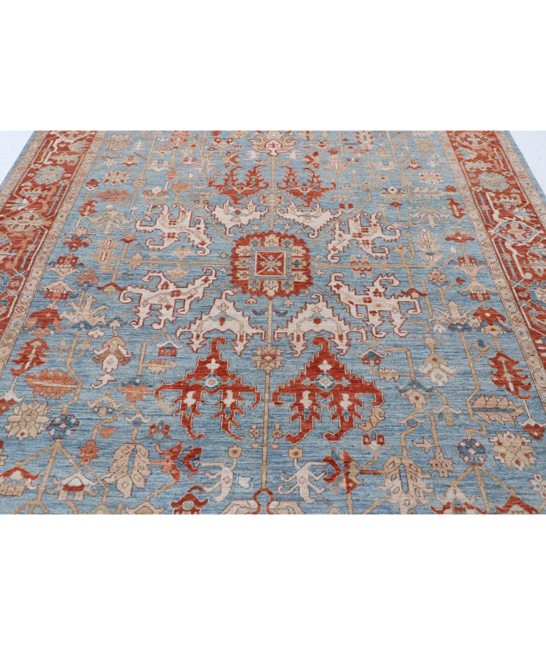 Hand Knotted Ziegler Wool Rug 7' 10" x 10' 2" - No. AT43364