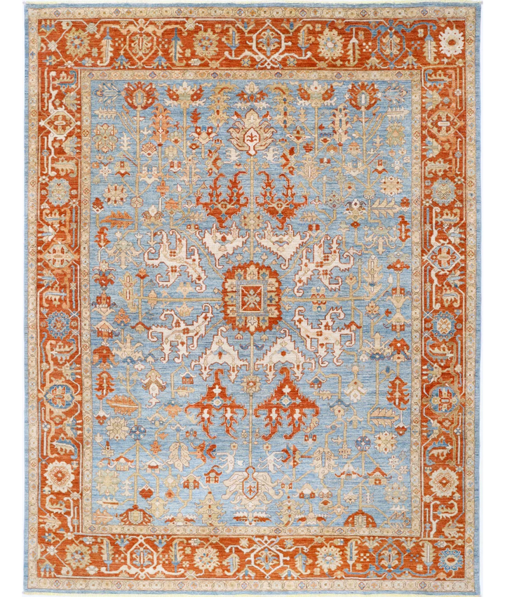 Hand Knotted Ziegler Wool Rug 7' 10" x 10' 2" - No. AT43364