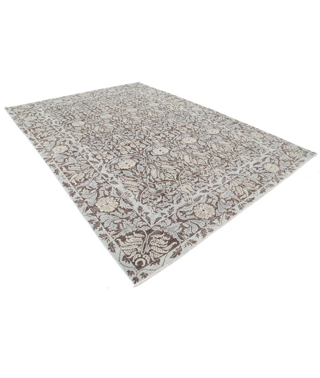Hand Knotted Ziegler Wool Rug 8' 11" x 12' 3" - No. AT462048