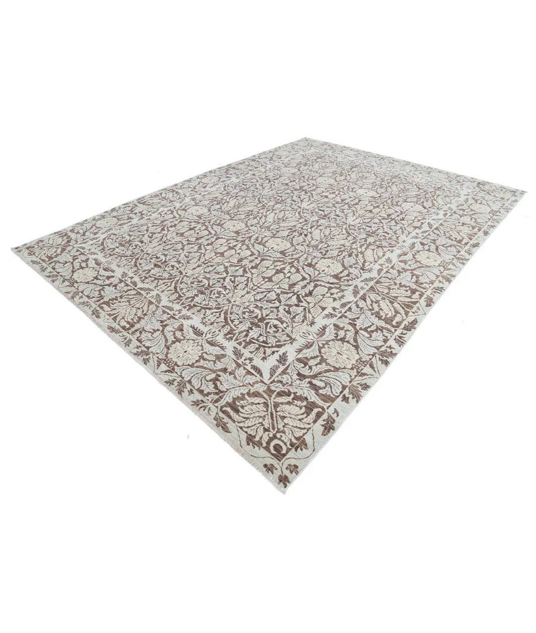 Hand Knotted Ziegler Wool Rug 8' 11" x 12' 3" - No. AT462048