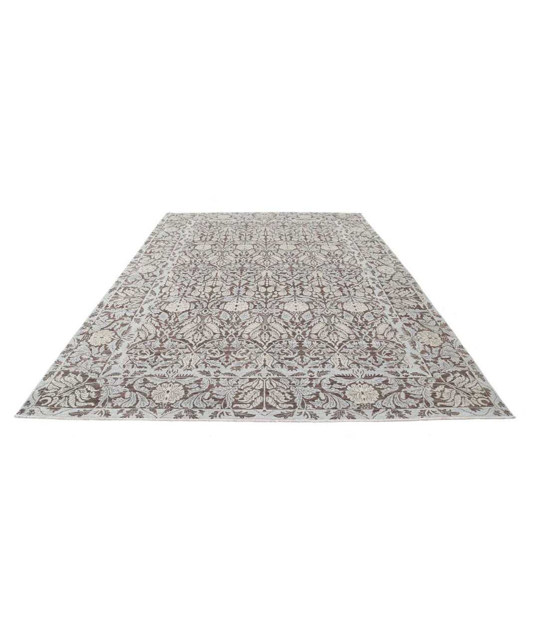 Hand Knotted Ziegler Wool Rug 8' 11" x 12' 3" - No. AT462048