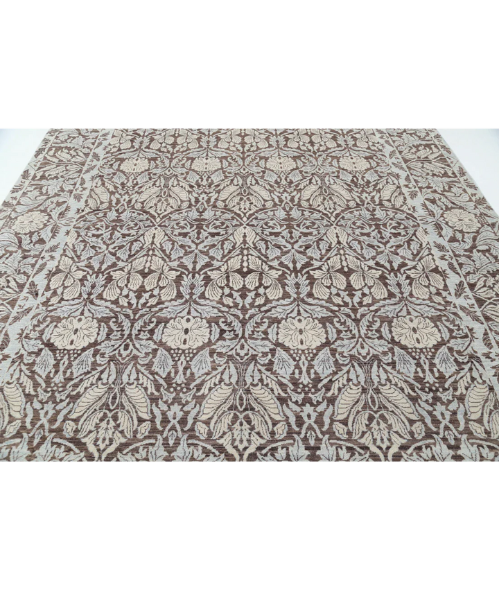 Hand Knotted Ziegler Wool Rug 8' 11" x 12' 3" - No. AT462048