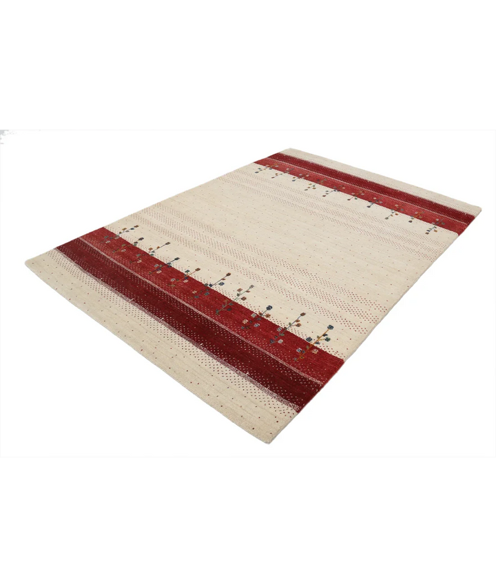 Hand Made Lori Wool Rug 5' 4" x 7' 6" - No. AT57035