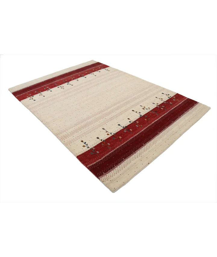 Hand Made Lori Wool Rug 5' 4" x 7' 6" - No. AT57035