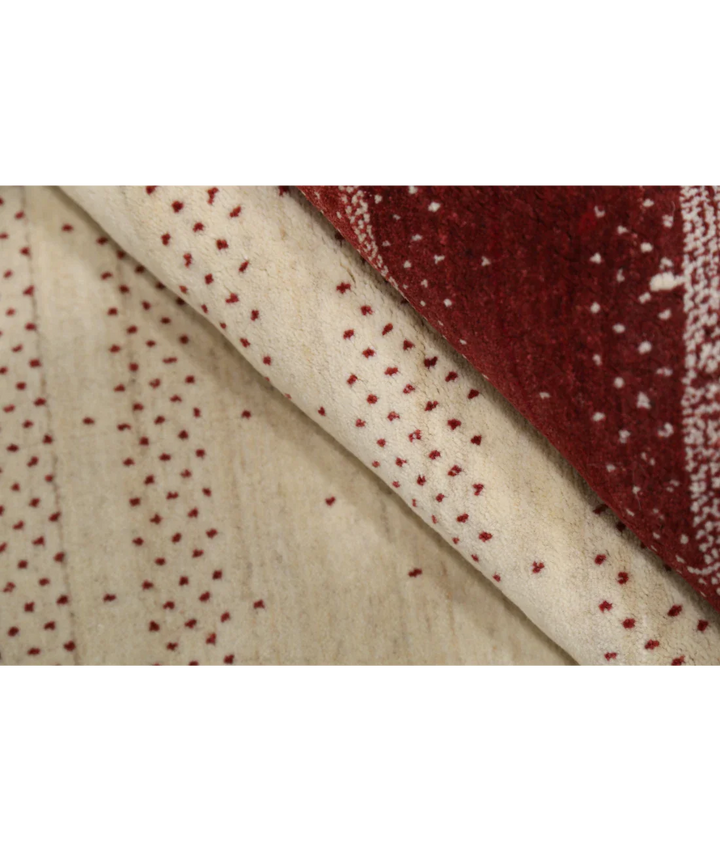 Hand Made Lori Wool Rug 5' 4" x 7' 6" - No. AT57035