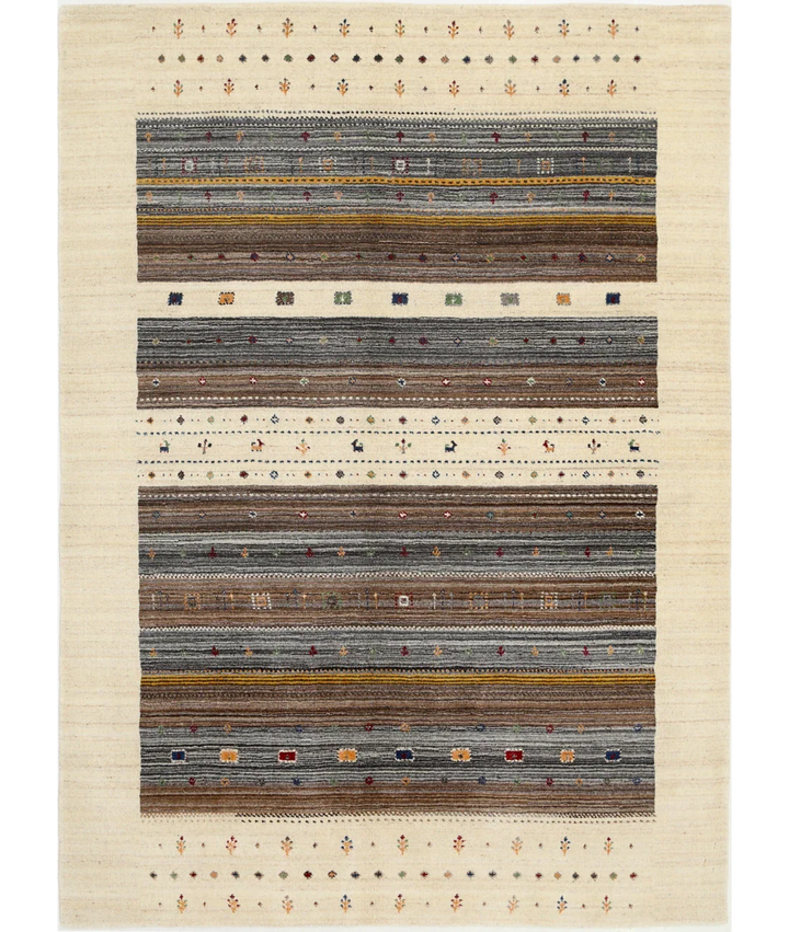 Hand Made Lori Wool Rug 5' 8" x 7' 10" - No. AT54253