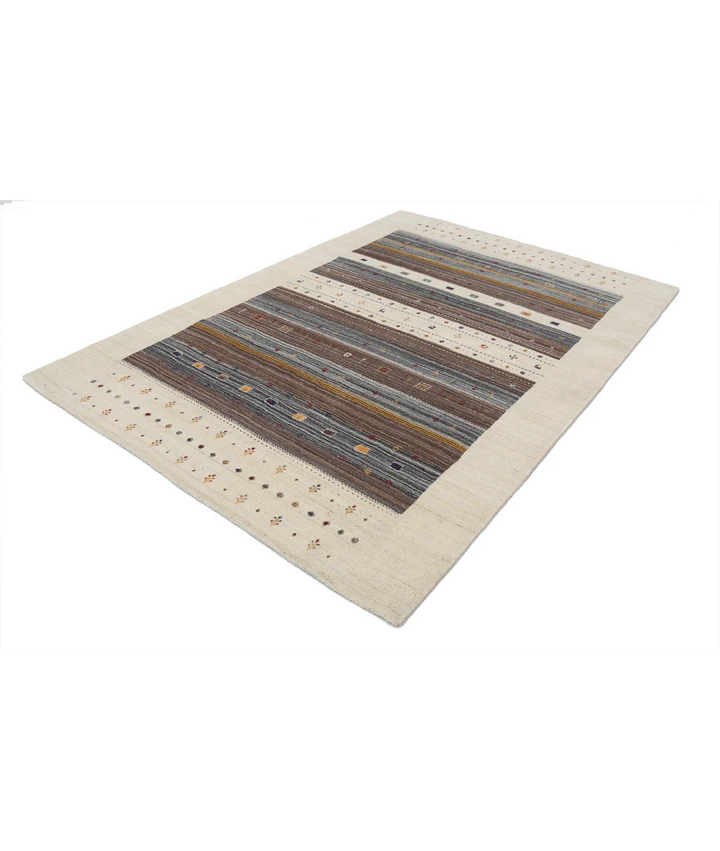 Hand Made Lori Wool Rug 5' 7" x 7' 11" - No. AT91521