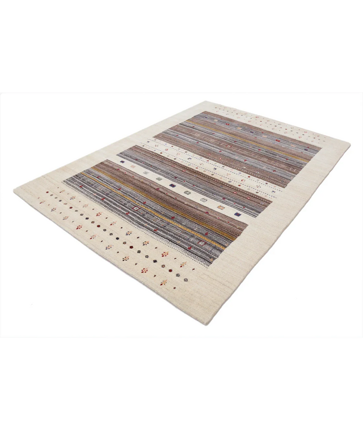 Hand Made Lori Wool Rug 5' 8" x 7' 10" - No. AT46667