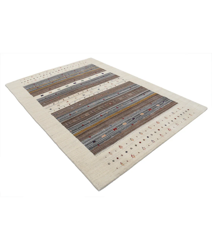 Hand Made Lori Wool Rug 5' 8" x 7' 10" - No. AT46667