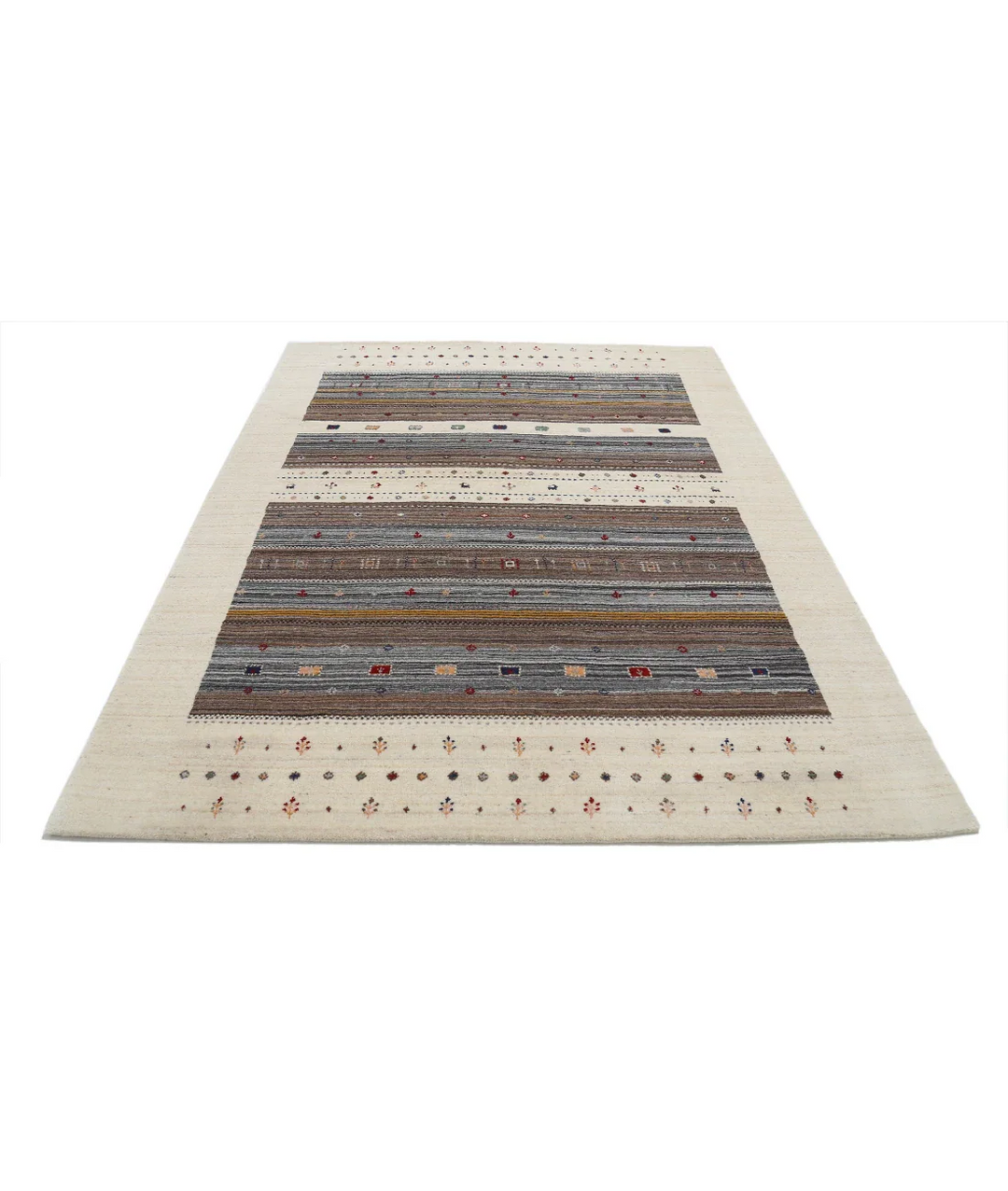 Hand Made Lori Wool Rug 5' 8" x 7' 10" - No. AT46667