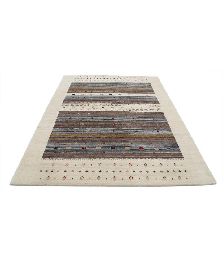 Hand Made Lori Wool Rug 5' 8" x 7' 10" - No. AT46667