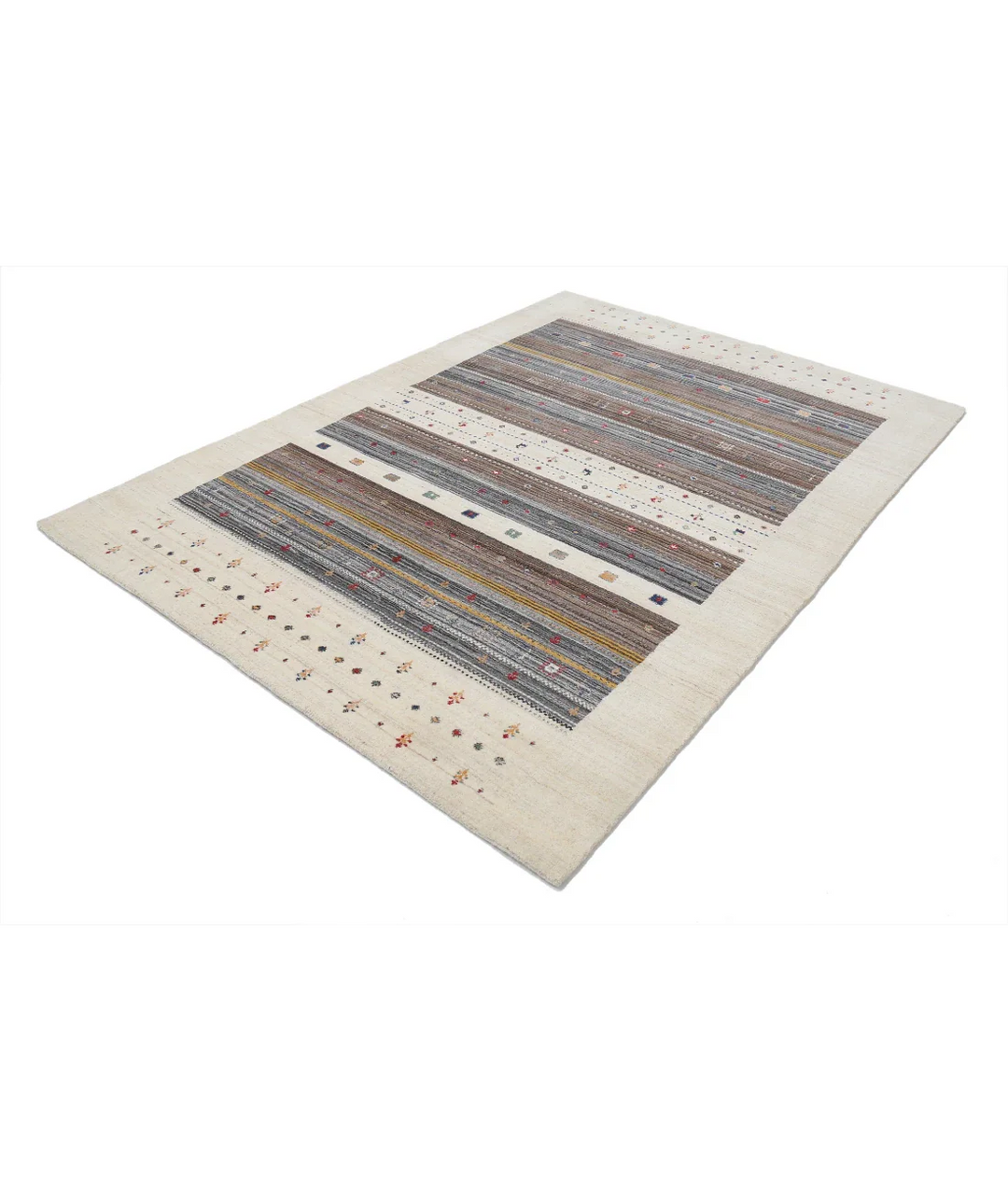 Hand Made Lori Wool Rug 5' 9" x 7' 11" - No. AT43804