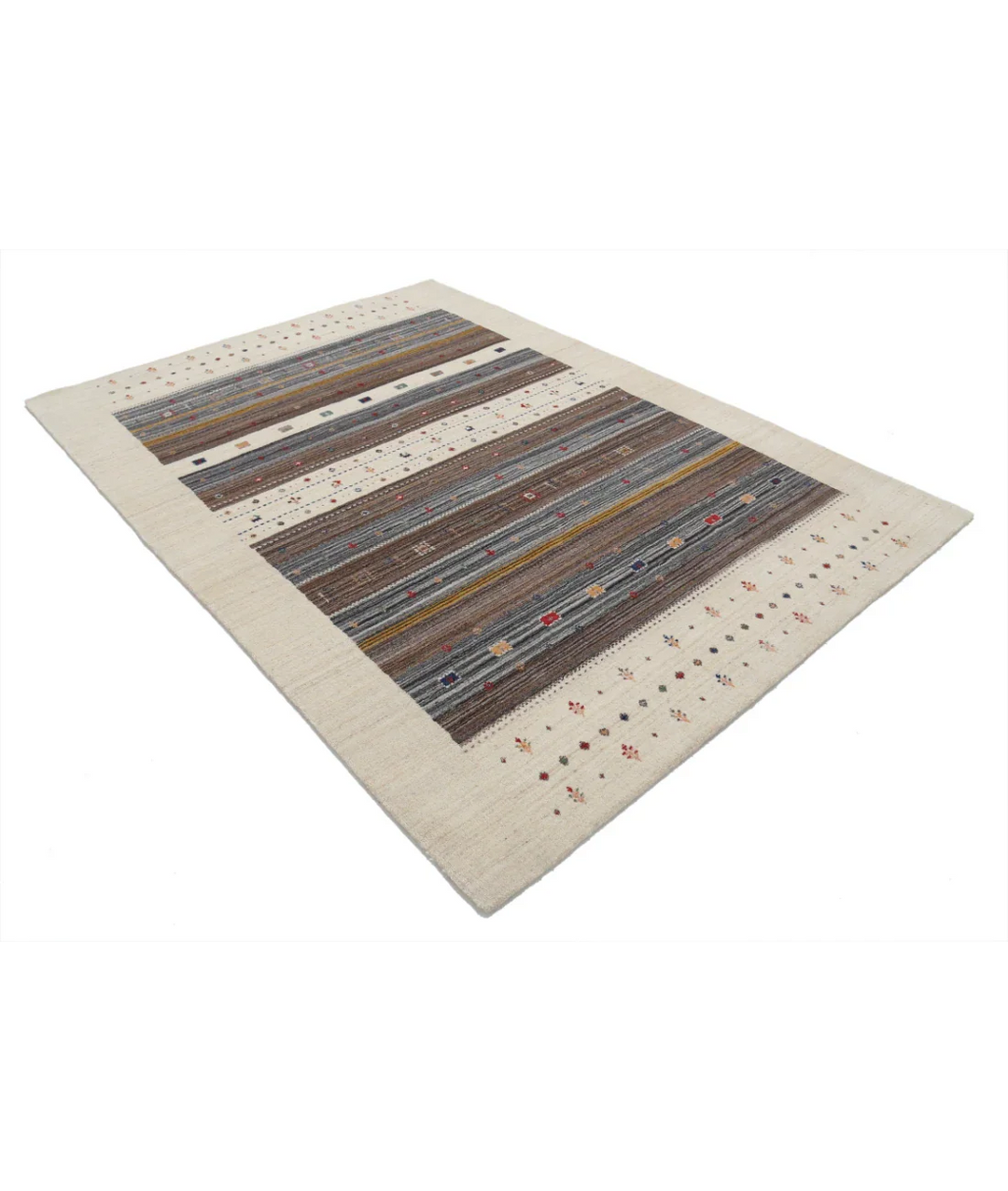 Hand Made Lori Wool Rug 5' 9" x 7' 11" - No. AT43804
