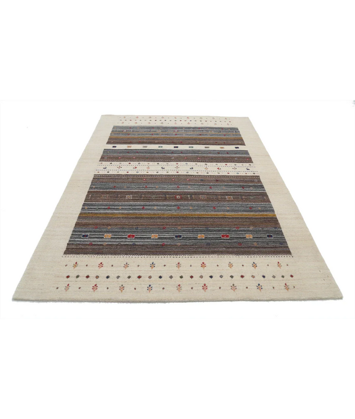 Hand Made Lori Wool Rug 5' 9" x 7' 11" - No. AT43804