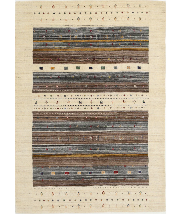 Hand Made Lori Wool Rug 5' 7" x 7' 10" - No. AT72932