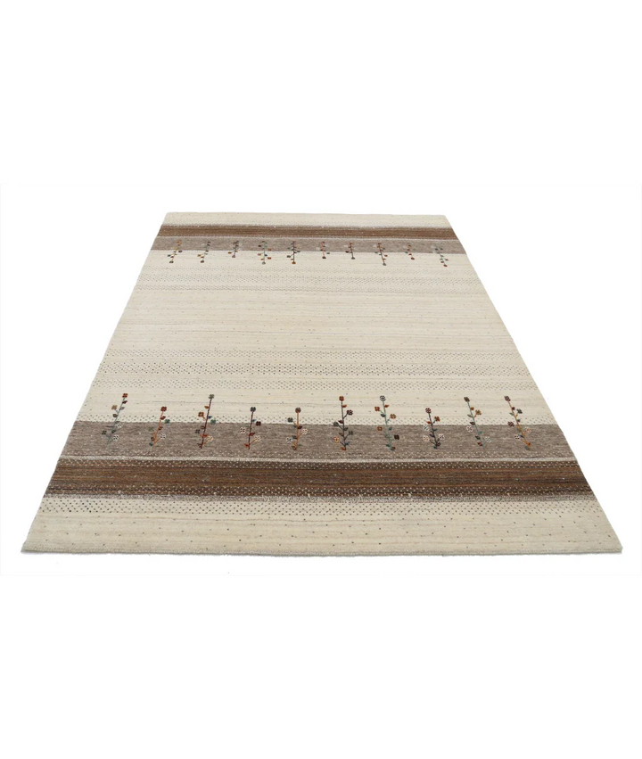 Hand Made Lori Wool Rug 5' 3" x 7' 4" - No. AT53915