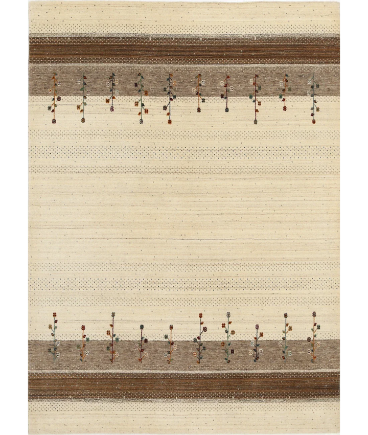 Hand Made Lori Wool Rug 5' 3" x 7' 4" - No. AT53915
