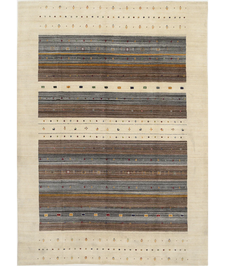 Hand Made Lori Wool Rug 8' 3" x 11' 5" - No. AT87389