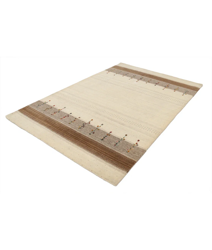 Hand Made Lori Wool Rug 5' 4" x 7' 11" - No. AT13358