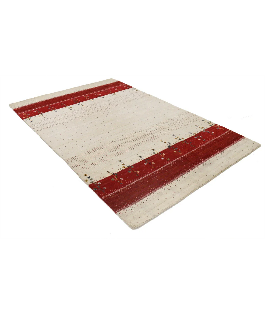 Hand Made Lori Wool Rug 5' 1" x 8' 0" - No. AT98256