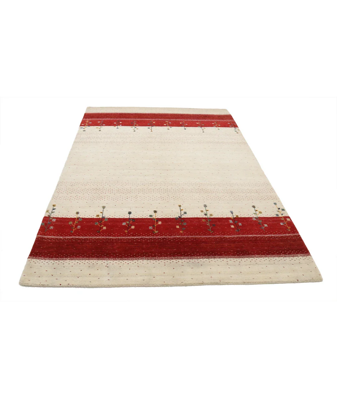 Hand Made Lori Wool Rug 5' 1" x 8' 0" - No. AT98256