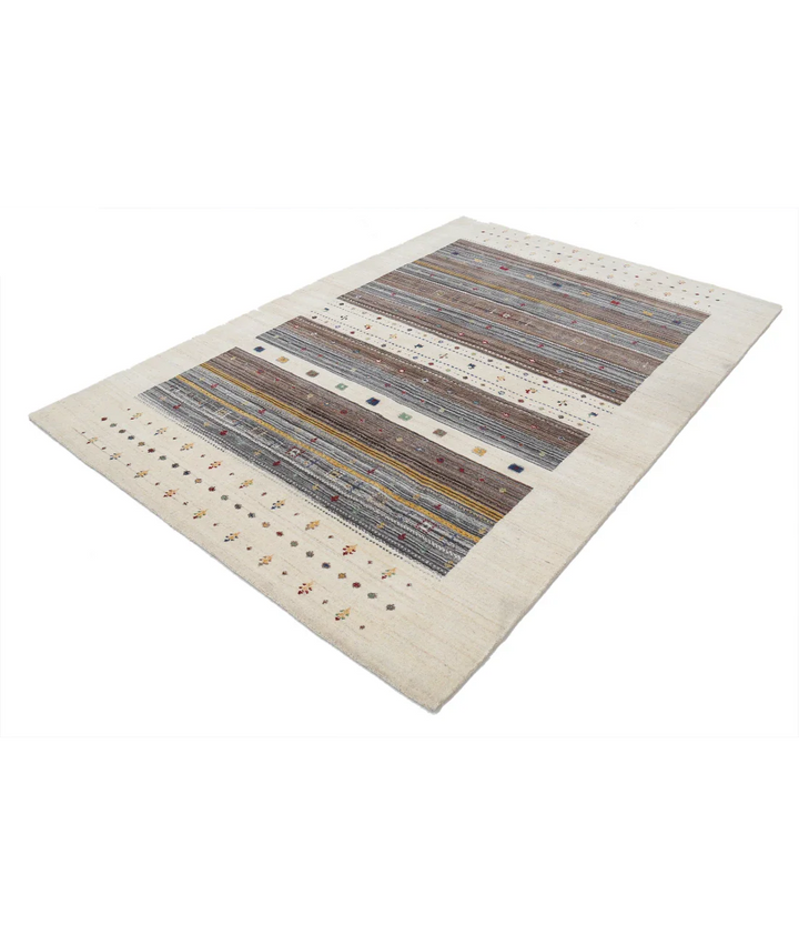 Hand Made Lori Wool Rug 5' 7" x 7' 10" - No. AT53058