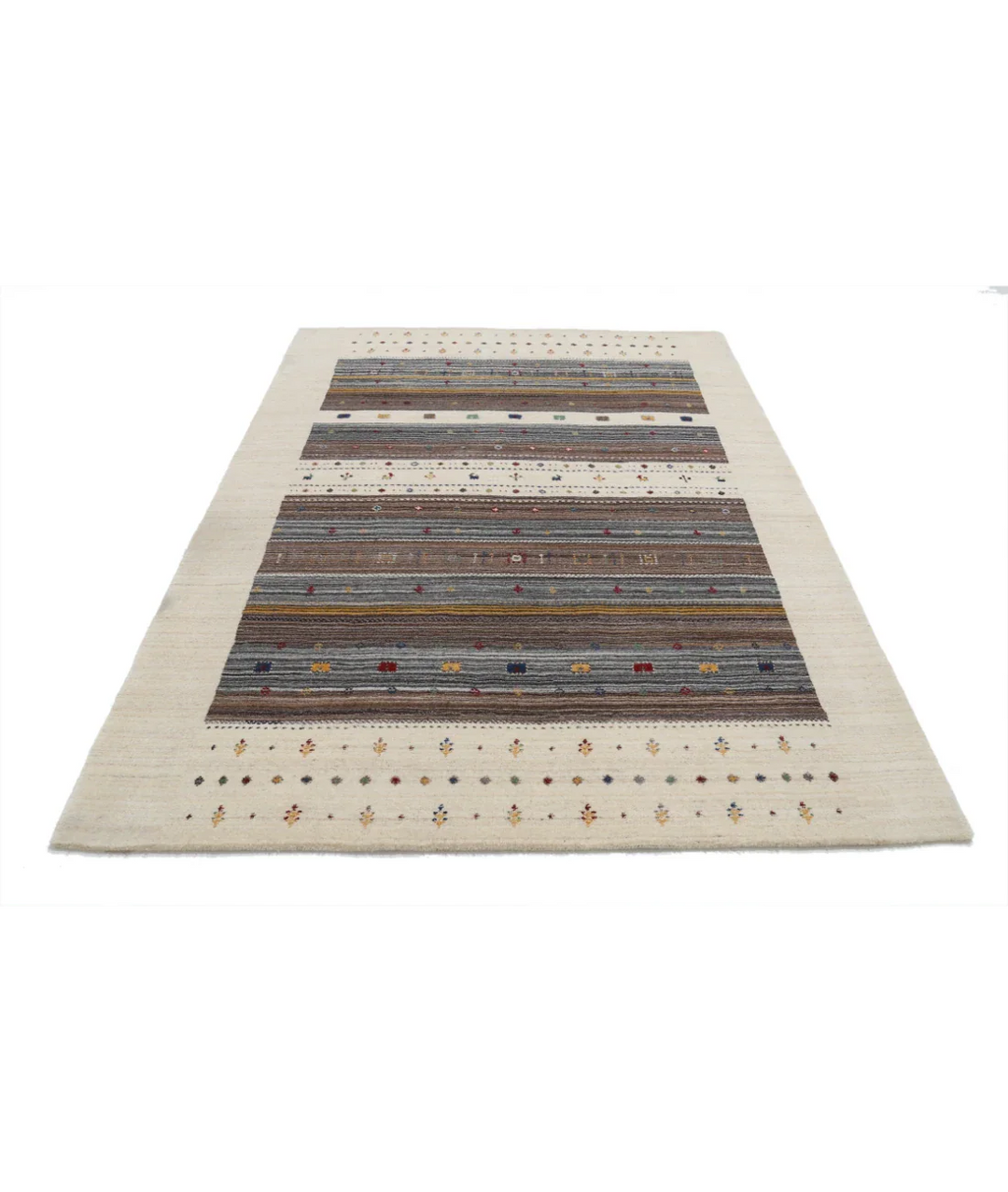 Hand Made Lori Wool Rug 5' 7" x 7' 10" - No. AT53058