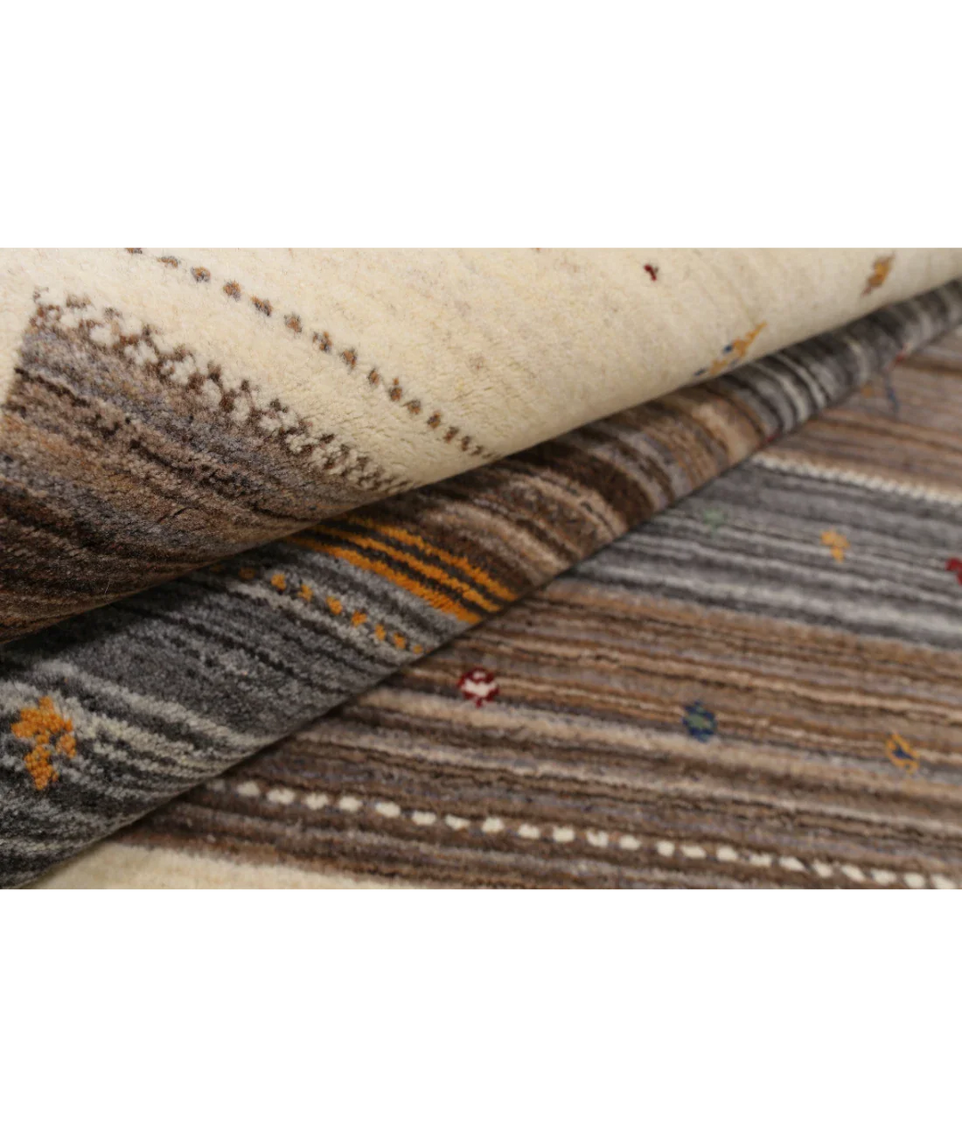 Ivory Indian Lori Rug 8' 5" x 11' 5" Hand-Knotted view