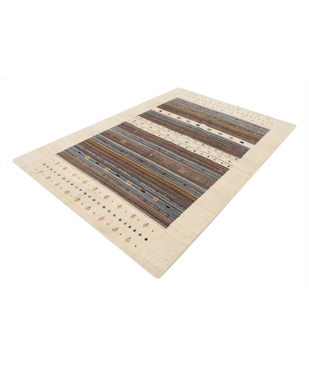 Hand Made Lori Wool Rug 5' 8" x 7' 10" - No. AT10082