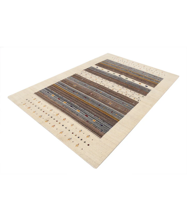 Hand Made Lori Wool Rug 5' 8" x 7' 10" - No. AT10082