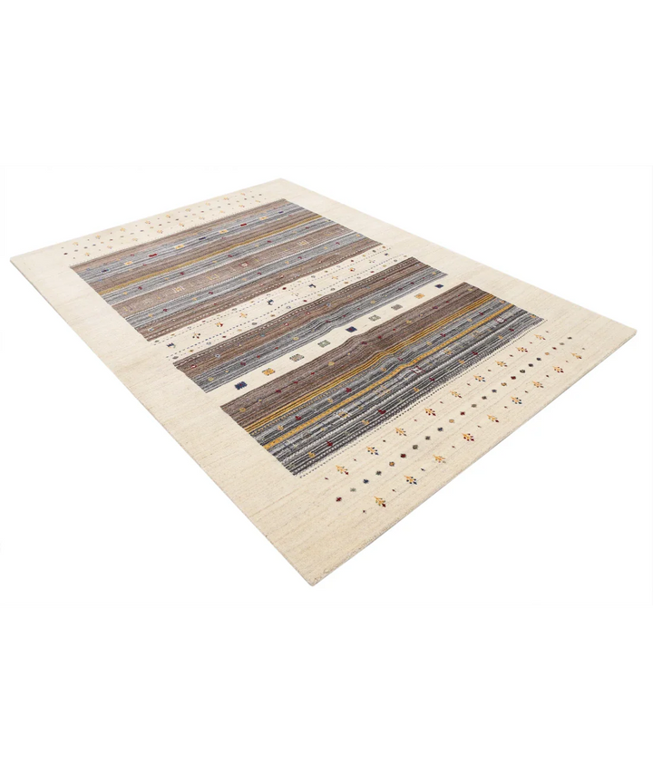 Hand Made Lori Wool Rug 5' 8" x 7' 10" - No. AT87258